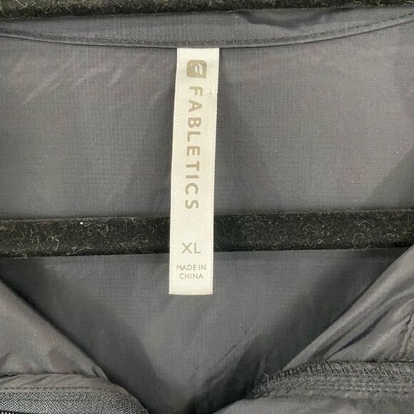 Fabletics Black Ziva Windbreaker Jacket XL - Picture 7 of 11